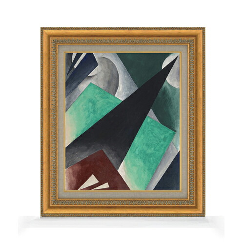 【油絵 直筆仕上げ】ポポワ 絵画的建築 F8 【額入り】 絵画 販売 8号 油彩 抽象画 602×528mm 複製画 送料無料 プレゼント ギフト 開店祝い 開業祝い 退職祝い 新築祝い リビング 玄関 モダン アートフレーム 壁掛け|絵画販売アートレスト