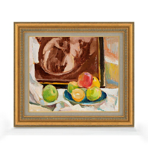 【油絵 直筆仕上げ】ワリシェフスキ 静物画 F8 【額入り】 絵画 販売 8号 油彩 静物画 602×528mm 複製画 送料無料 プレゼント ギフト 開店祝い 開業祝い 退職祝い 新築祝い リビング 玄関 モダン アートフレーム 壁掛け