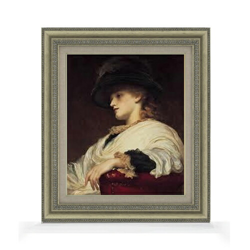 【油絵 直筆仕上げ】フレデリック・レイトン Phoebe F8 【額入り】 絵画 販売 8号 油彩 風景画 602×528mm 複製画 送料無料 プレゼント ギフト 開店祝い 開業祝い 退職祝い 新築祝い リビング 玄関 モダン アートフレーム 壁掛け|絵画販売アートレスト