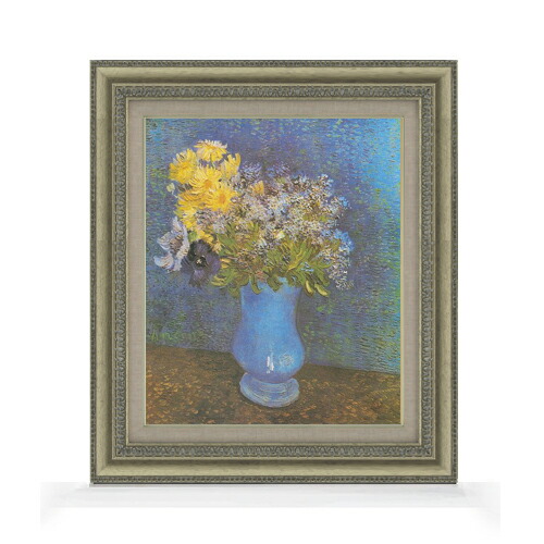 楽天市場】絵画 F6号 ゴッホ 「ヒナギクとアネモネのある花瓶」 複製画