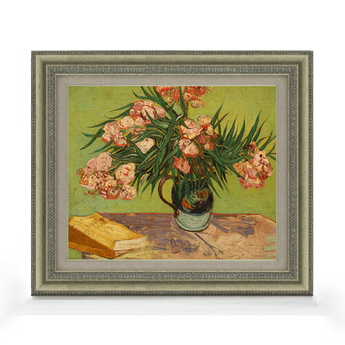 楽天市場】【油絵 直筆仕上げ】ゴッホ グラジオラスのある花瓶 F8 【額