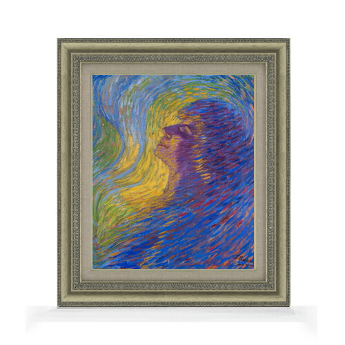 【油絵 直筆仕上げ】ルイージ・ルッソロ Profumo F8 【額入り】 絵画 販売 8号 油彩 抽象画 602×528mm 複製画 送料無料 プレゼント ギフト 開店祝い 開業祝い 退職祝い 新築祝い リビング 玄関 モダン アートフレーム 壁掛け 27,720円