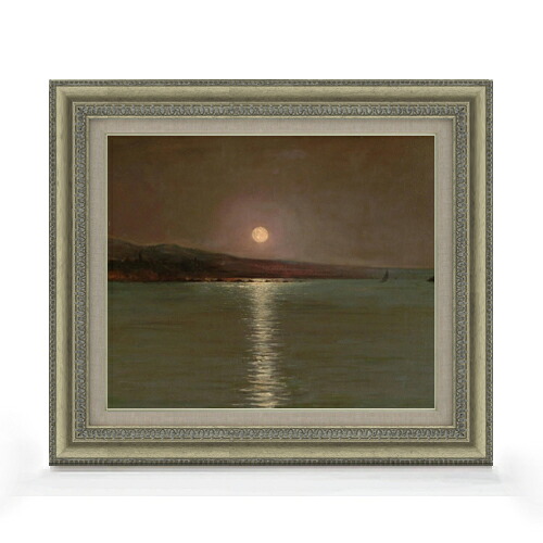 【油絵 直筆仕上げ】ゾナロ Full Moon F8 【額入り】 絵画 販売 8号 油彩 風景画 602×528mm 複製画 送料無料 プレゼント ギフト 開店祝い 開業祝い 退職祝い 新築祝い リビング 玄関 モダン アートフレーム 壁掛け|絵画販売アートレスト