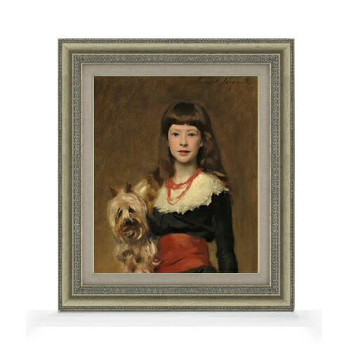 【油絵 直筆仕上げ】サージェント Miss Beatrice Townsend F8 【額入り】 絵画 販売 8号 油彩 人物画 602×528mm 複製画 送料無料 プレゼント ギフト 開店祝い 開業祝い 退職祝い 新築祝い リビング 玄関 モダン アートフレーム 壁掛け 28,490円