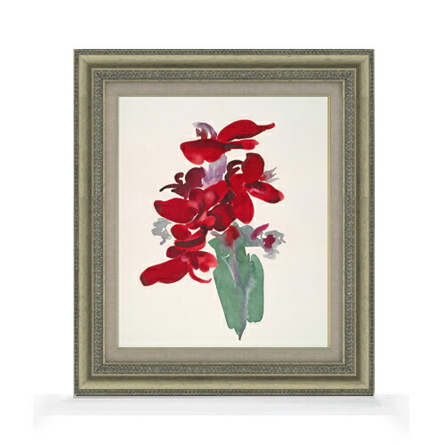 【油絵 直筆仕上げ】オキーフ レッドカンナ F8 【額入り】 絵画 販売 8号 油彩 抽象画 602×528mm 複製画 送料無料 プレゼント ギフト 開店祝い 開業祝い 退職祝い 新築祝い リビング 玄関 モダン アートフレーム 壁掛け 27,335円