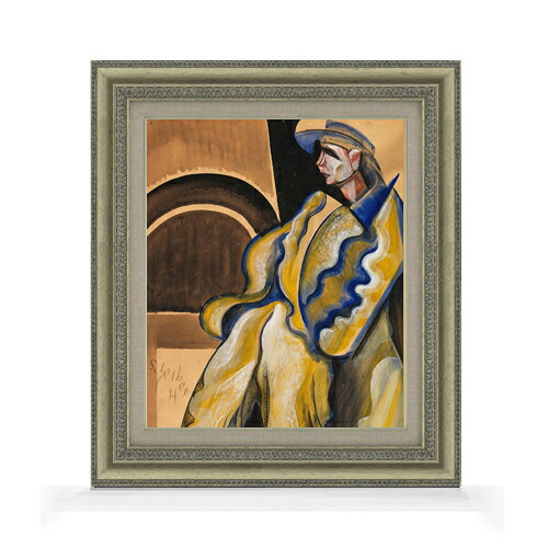 【油絵 直筆仕上げ】シャイバー デア・マン F8 【額入り】 絵画 販売 8号 油彩 抽象画 602×528mm 複製画 送料無料 プレゼント ギフト 開店祝い 開業祝い 退職祝い 新築祝い リビング 玄関 モダン アートフレーム 壁掛け|絵画販売アートレスト