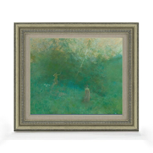 【油絵 直筆仕上げ】デューイング 白樺 F8 【額入り】 絵画 販売 8号 油彩 抽象画 602×528mm 複製画 送料無料 プレゼント ギフト 開店祝い 開業祝い 退職祝い 新築祝い リビング 玄関 モダン アートフレーム 壁掛け