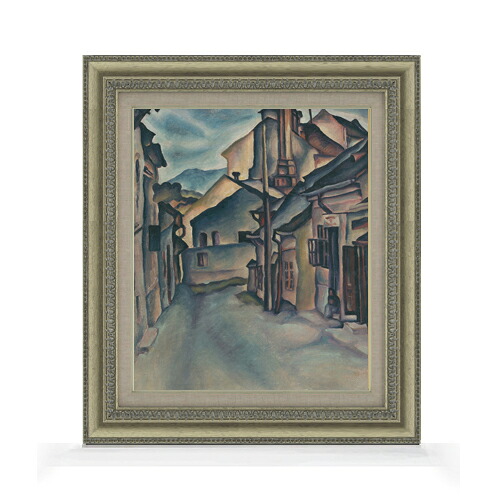 【油絵 直筆仕上げ】バウアー ウリチカ F8 【額入り】 絵画 販売 8号 油彩 抽象画 602×528mm 複製画 送料無料 プレゼント ギフト 開店祝い 開業祝い 退職祝い 新築祝い リビング 玄関 モダン アートフレーム 壁掛け
