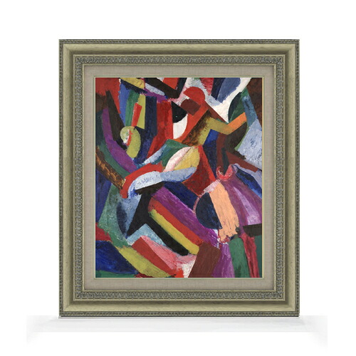 【油絵 直筆仕上げ】ヘンリー・ブルース 作曲3 F8 【額入り】 絵画 販売 8号 油彩 抽象画 602×528mm 複製画 送料無料 プレゼント ギフト 開店祝い 開業祝い 退職祝い 新築祝い リビング 玄関 モダン アートフレーム 壁掛け