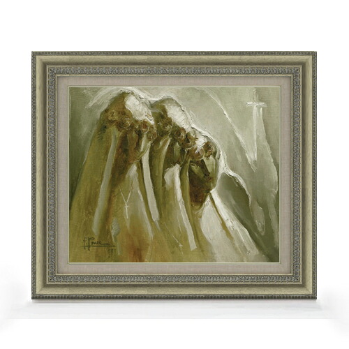 【油絵 直筆仕上げ】ポンセ・デ・レオン ノビシアス F8 【額入り】 絵画 販売 8号 油彩 抽象画 602×528mm 複製画 送料無料 プレゼント ギフト 開店祝い 開業祝い 退職祝い 新築祝い リビング 玄関 モダン アートフレーム 壁掛け