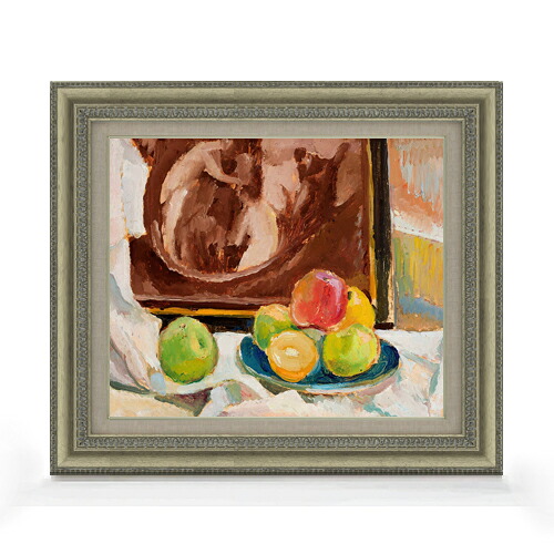 【油絵 直筆仕上げ】ワリシェフスキ 静物画 F8 【額入り】 絵画 販売 8号 油彩 静物画 602×528mm 複製画 送料無料 プレゼント ギフト 開店祝い 開業祝い 退職祝い 新築祝い リビング 玄関 モダン アートフレーム 壁掛け