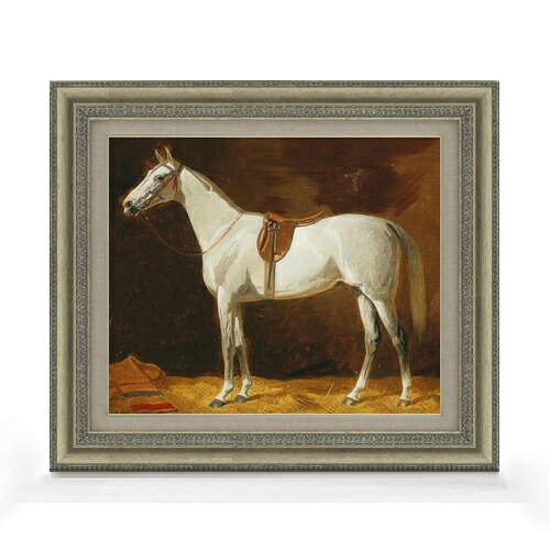 【油絵 直筆仕上げ】エミール・フォルカース 白い馬 F8 【額入り】 絵画 販売 8号 油彩 抽象画 602×528mm 複製画 送料無料 プレゼント ギフト 開店祝い 開業祝い 退職祝い 新築祝い リビング 玄関 モダン アートフレーム 壁掛け 28,875円