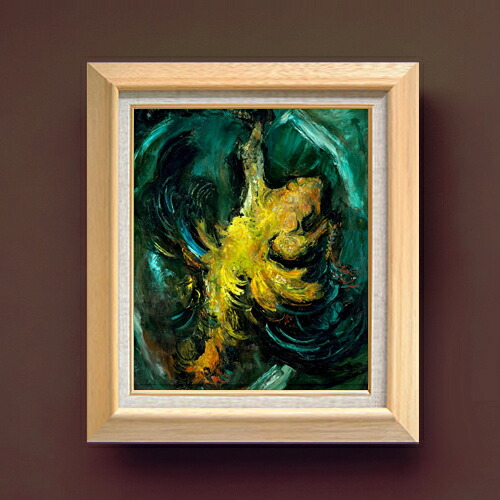 【油絵 直筆仕上げ】シャイム・スーティン The Chicken F8 【額入り】 絵画 販売 8号 油彩 抽象画 600×526mm 複製画 送料無料 プレゼント ギフト 開店祝い 開業祝い 退職祝い 新築祝い リビング 玄関 モダン アートフレーム 壁掛け|絵画販売アートレスト