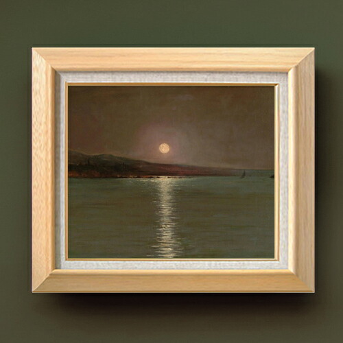 【油絵 直筆仕上げ】ゾナロ Full Moon F8 【額入り】 絵画 販売 8号 油彩 風景画 600&times;526mm 複製画 送料無料 プレゼント ギフト 開店祝い 開業祝い 退職祝い 新築祝い リビング 玄関 モダン アートフレーム 壁掛け｜絵画販売アートレスト