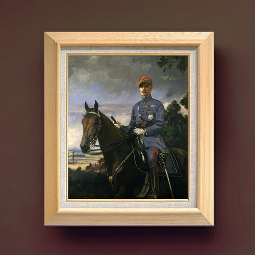 【油絵 直筆仕上げ】ターベル Marshal Ferdinand Foch F8 【額入り】 絵画 販売 8号 油彩 風景画 600×526mm 複製画 送料無料 プレゼント ギフト 開店祝い 開業祝い 退職祝い 新築祝い リビング 玄関 モダン アートフレーム 壁掛け|絵画販売アートレスト