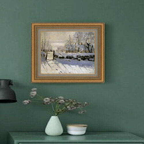 クロード・モネ、「ルエルの眺め」、希少な画集より、新品高級額・額装付 クロード・モネ《ルエルの眺め》 – 丸沼芸術の森 – MARUNUMA ART