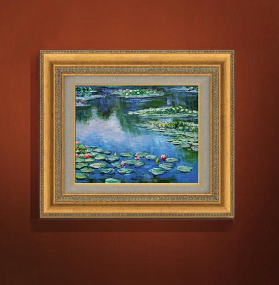 楽天市場】【油絵 直筆仕上げ】クロード・モネ アトリエ船 アート