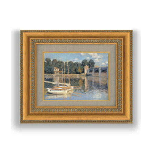 楽天市場】【油絵 直筆仕上げ】クロード・モネ ヴェトゥイユ近くの