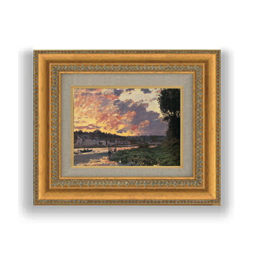 楽天市場】【油絵 直筆仕上げ】クロード・モネ ヴェトゥイユ近くの