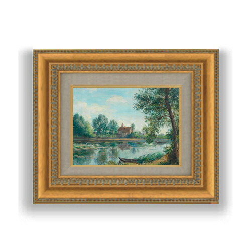 楽天市場】【油絵 直筆仕上げ】シスレー Moret-sur-Loing SMサイズ 額