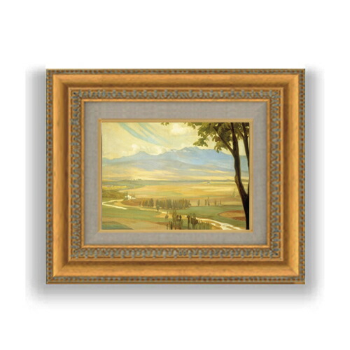 【油絵 直筆仕上げ】ディエゴ・リベラ Avila Morning SMサイズ 額入り 油絵直筆仕様げ 372×303mm 額縁ガラス板 ｜ 絵画 アート インテリア 壁掛け複製画