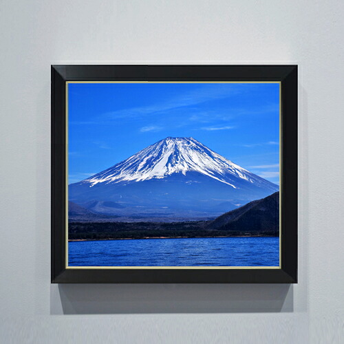 【油絵 直筆仕上げ】富士山-初雪- F10サイズ 額入り 【アップグレードフレーム】 油彩 風景画 オリジナルインテリア絵画 風水画 560×485mm 複製画 送料無料 プレゼント ギフト 開店祝い 開業祝い 退職祝い 新築祝い リビング 玄関 アートフレーム 壁掛け