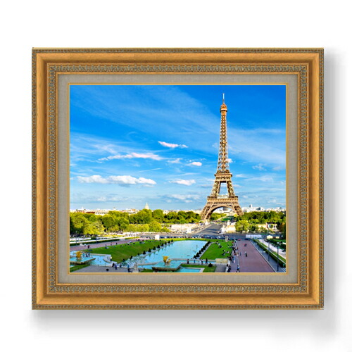 楽天市場】版画 絵画 エッフェル塔とパリ001 パリ/インテリア 額入り