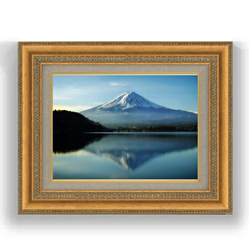 ✨大判サイズ 超希少品！！ アンティーク油彩画 楽天市場】【油絵 直筆仕上げ】富士山-清明- F6サイズ 額入り