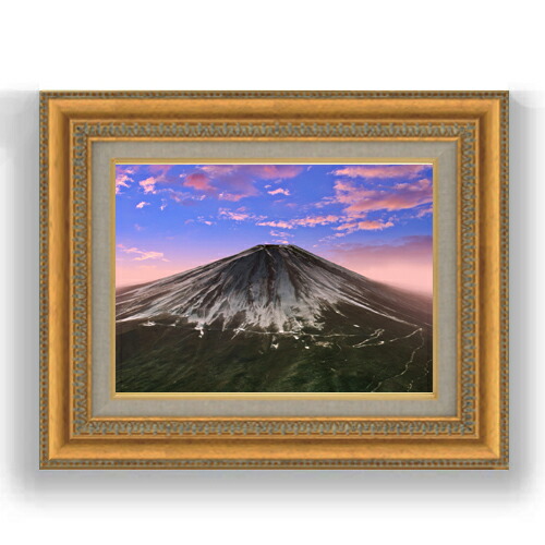 楽天市場】【油絵 直筆仕上げ】富士山-日の出- F4サイズ 額入り
