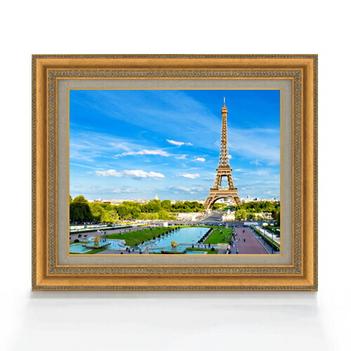 楽天市場】絵画 油彩画 F6号 エッフェル塔の見える街角 渡瀬七生