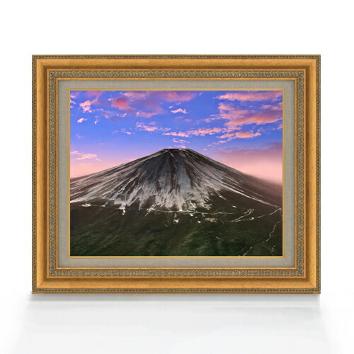 楽天市場】【油絵 直筆仕上げ】富士山-日の出- F6サイズ 額入り