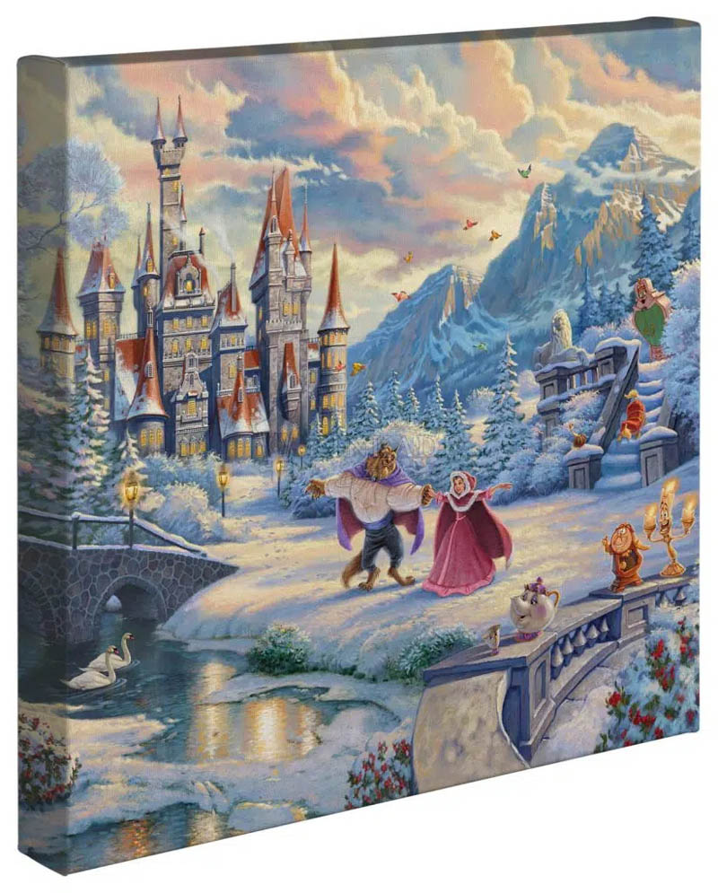 トーマスキンケード ディズニー　白雪姫　七人の小人　キャンバス　絵画 楽天市場】【取寄せ】 ディズニー Disney US公式商品 白雪姫 7人
