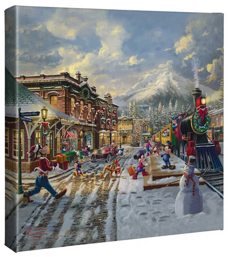 トーマスキンケード ディズニー　白雪姫　七人の小人　キャンバス　絵画 トーマスキンケード ディズニー 白雪姫 七人の小人 キャンバス 絵画