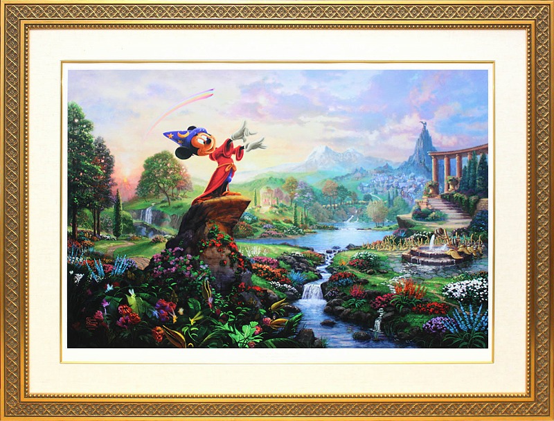 ディズニーセル画 Millennium milestones Mickey's Milestones Limited Edition Cel Signed and Remarqued