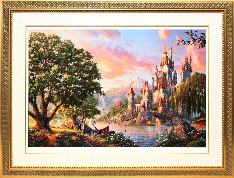 美女と野獣【フォーリンラブ】額縁 美女と野獣【フォーリンラブ】額縁 美女と野獣 | ディズニー アート