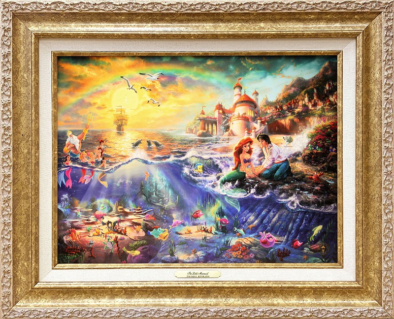 ディズニーファインアート「熊のプーさん」キャンバス額装/新品未使用/保証書付 楽天市場】【レビュー特典付き】ディズニー/トーマス キンケード