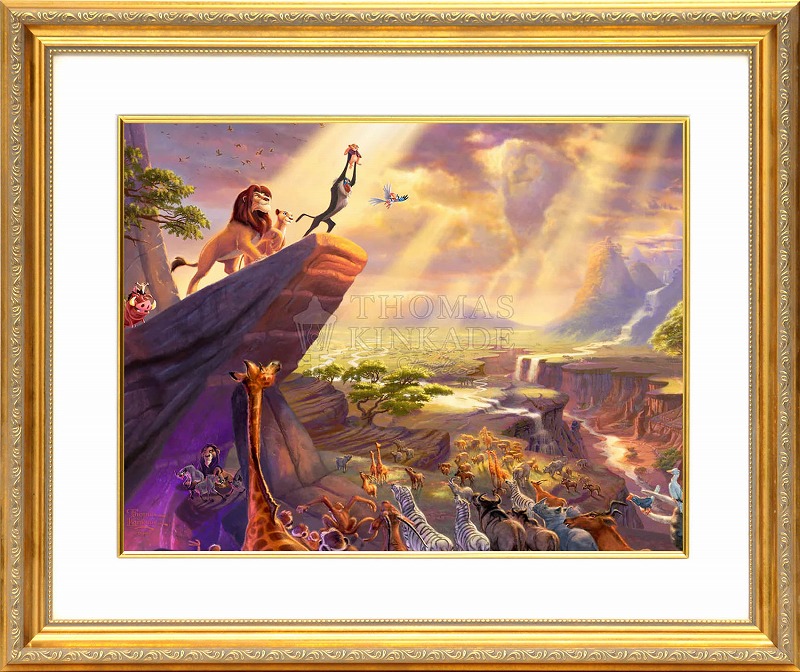 ディズニー「ライオン・キング」額縁入り　外国切手 YAM-2308-26 ディズニー Disney Classics-ライオン・キング
