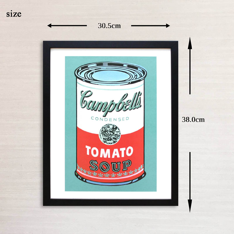 レビュー特典付き】アンディ ウォーホル「カラード キャンベル スープ