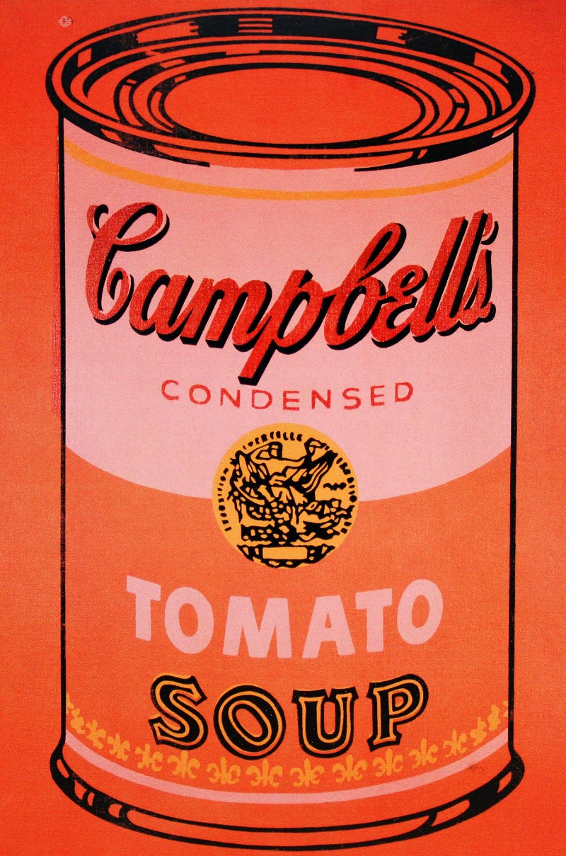 レビュー特典付き】アンディ ウォーホル「カラード キャンベル スープ