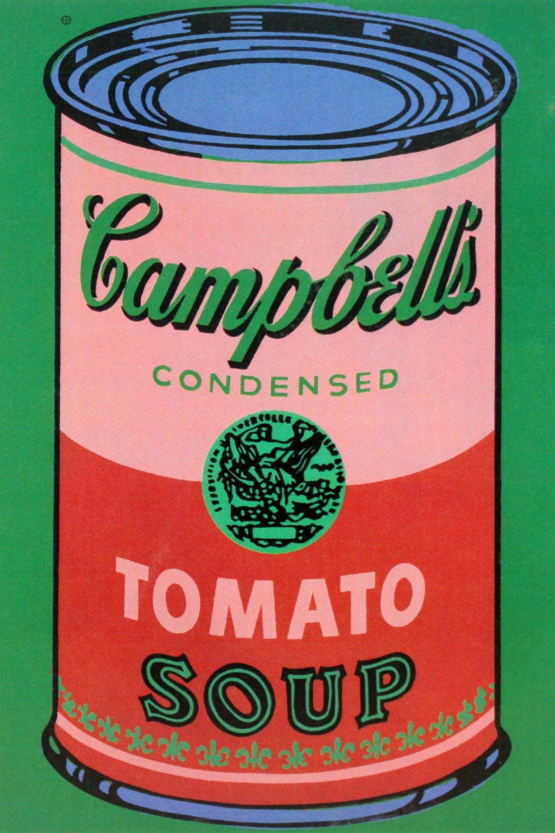 レビュー特典付き】アンディ ウォーホル「カラード キャンベル スープ
