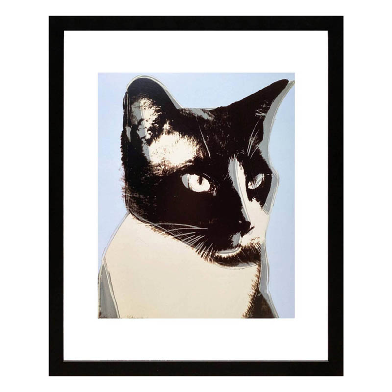 ウォーホル 絵画「キャッツ & ドッグス(ブロードウェイ) ,1976」展示用フック付ポスター ポップアート インテリア アート 絵画インテリア 模様替え 飾る アンディウォーホル アンディーウォーホル【レビュー特典付き】【輸入品】