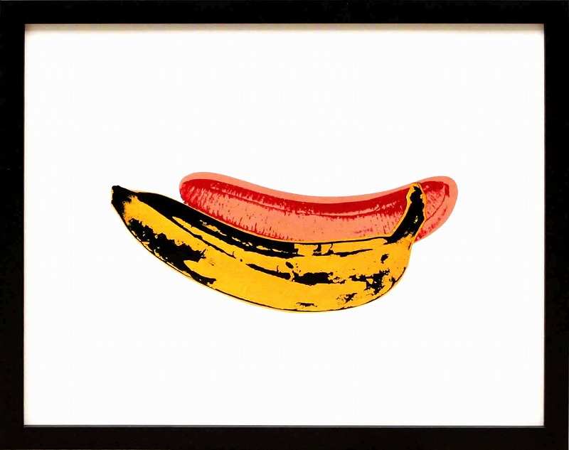 楽天市場 アンディ ウォーホル バナナ Banana 1966 展示用フック付ポスター ポップアート インテリア アート アンディウォーホル アンディ ウォーホル 絵画インテリア アートショップ フォームス