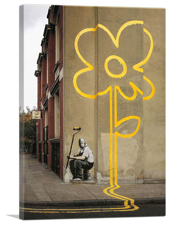楽天市場】バンクシー アートパネル BANKSY Banksy「マイルド