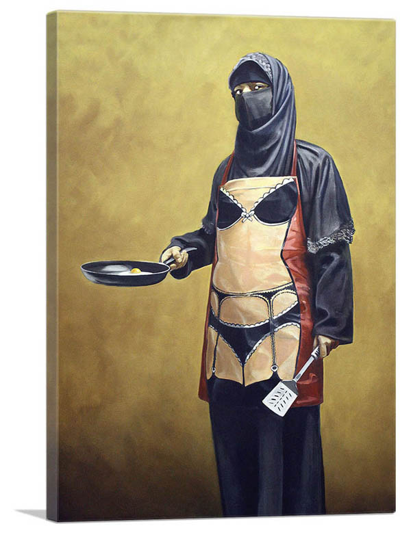 【マラソン限定クーポン】バンクシー アートパネル BANKSY Banksy「ハウ ドゥ ユー ライク ユア エッグス/How Do You Like Your Eggs(S)」キャンバスジークレ 絵画 ポスター 絵 バンクシー作品 【輸入品】｜アートショップ フォームス