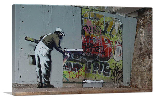 楽天市場】【スーパーSALE10%OFF】バンクシー アートパネル BANKSY