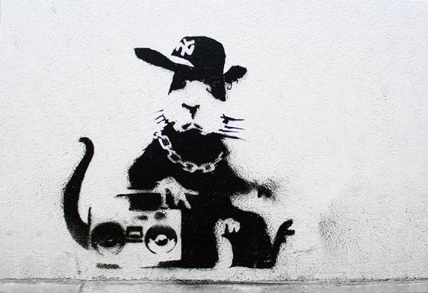 バンクシー ブーム ボックス ラット Boom Box Rat キャンバスジークレ インテリア 絵画インテリア Banksy 輸入品 Painfreepainrelief Com