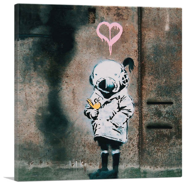 楽天市場】バンクシー アートパネル BANKSY Banksy「スペースガール 