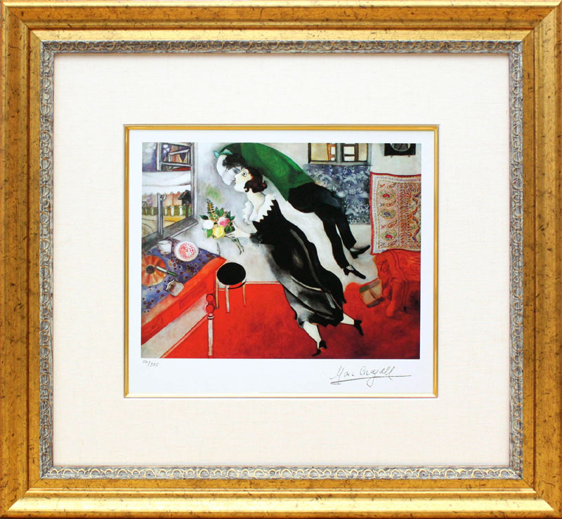 楽天市場】【スーパーSALE20%OFF】シャガール 絵画「誕生日」作品証明