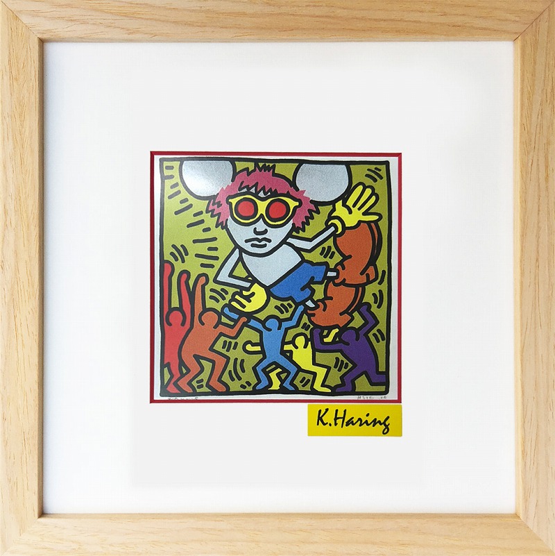 楽天市場】【レビュー特典付き】キース ヘリング「Untitled」額付き