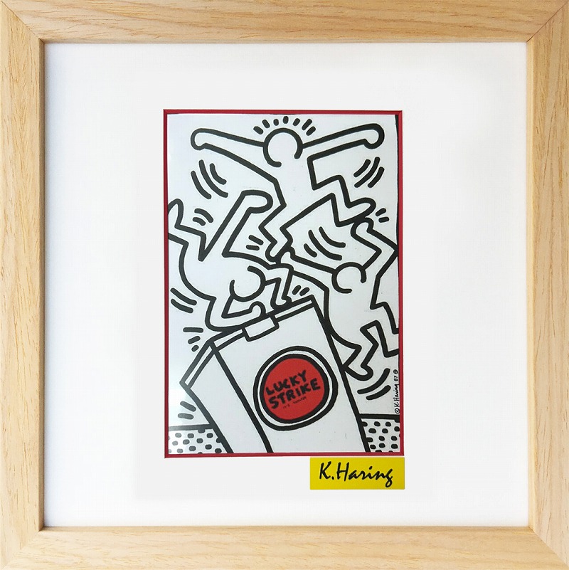 額装品/UNTITLED/キース ヘリング Keith Haring☆キースへリング 立体額縁（オリジナルフレーム